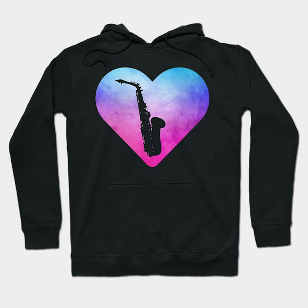 Alto Sax Gifts for Girls Hoodie by JKFDesigns